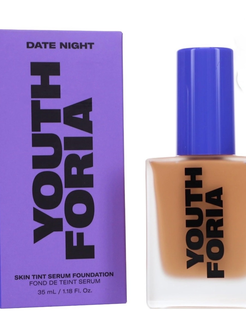 Youthforia Date Night Skin Tint Serum Foundation - Medium 330  (BNIB)
